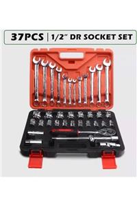 CRV TOOLS Mac&mos Profesyonel Lokma Takımı 1/2 (37 PARÇA)