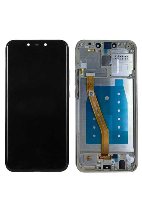 Huawei Mate 20 Lite Çıtalı Lcd Ekran A+ Kalite Mavi