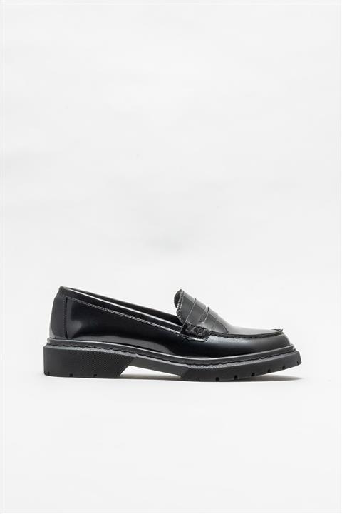 Elle Shoes Siyah Kadın Loafer