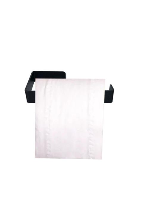 uberKraft Çelik Tuvalet Kağıtlığı, Tuvalet Kağıdı Askısı, Wc Kağıtlık Siyah