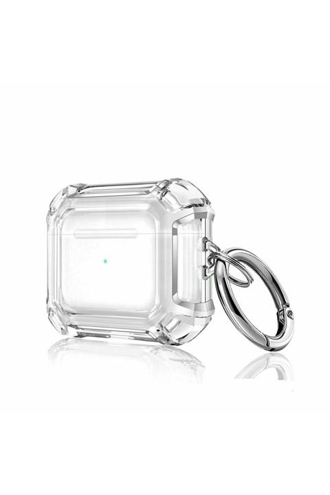 wapgsm Airpods 3. Nesil ile Uyumlu Darbe Emici Köşeli Zırh Kılıf