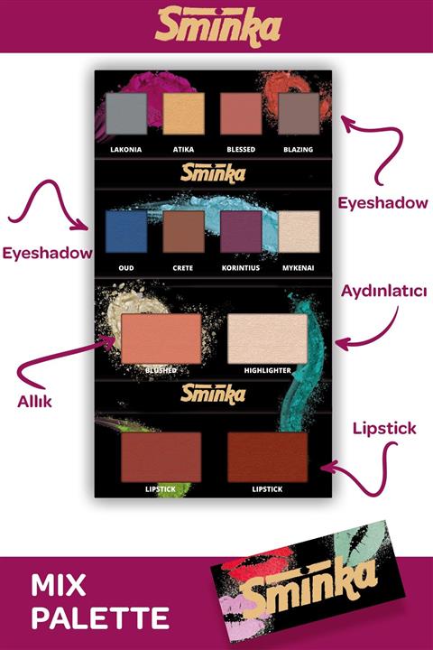 Sminka Makyaj Paleti