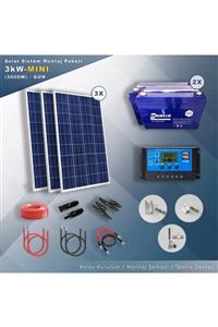 MAtech 3 Kw Mını Solar Paket Sistem (3000w/gün)