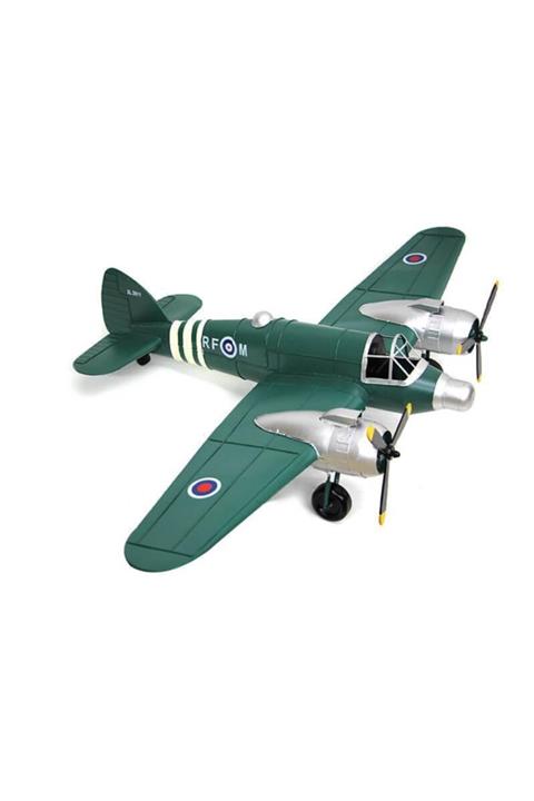 ASVASHOP Dekoratif Metal Uçak Vintage Ev Ofis Hediyelik Savaş Uçağı