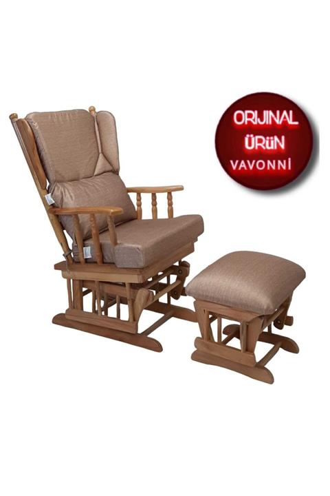 vavonni kapitone sandık Sallanan Sandalye Sallanan Koltuk Dinlenme Koltuğu Doğal Ahşap Iskelet /04