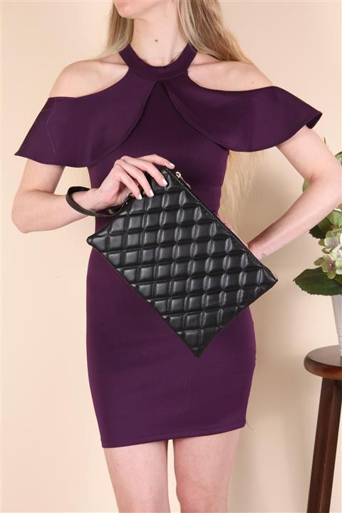 Capone Outfitters Kadın Siyah Kapitone Çanta