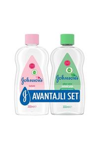 Johnson´s Baby Yağ 300 ml + Aloe Vera Yağ 300 ml