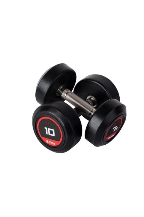 Ekip Spor Profesyonel Olimpik Dambıl Kauçuk Kaplı 2,5 kg x 2 Adet