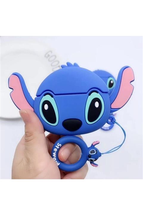 MY MÜRDÜM Silikon Sevimli Airpods Kılıfı Stitch