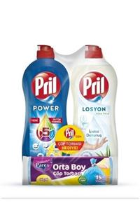 Pril Limon 653 ml+Losyon Aloe Vera 750 ml +Orta Boy Çöp Poşeti