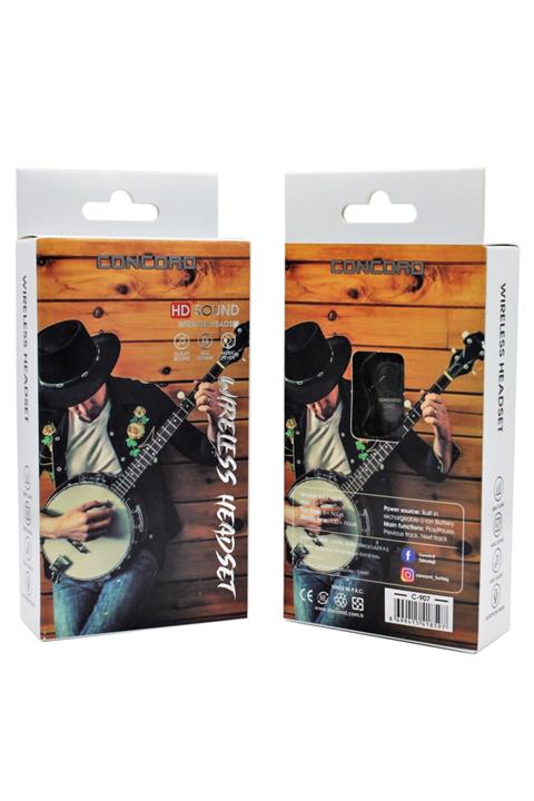 HN TEKSTİL Ajan Mini Bluetooth Kulaklık Concord C-907