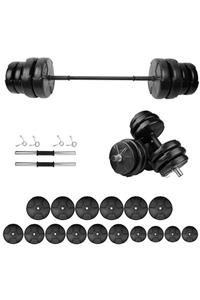 elife 105 KG Dambıl Seti & Halter Seti Ağırlık Fitness Seti