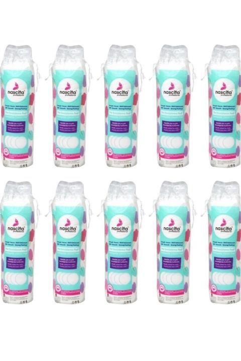 nascita Yüz Makyaj Temizleme Pamuğu 70'li  10 'lu