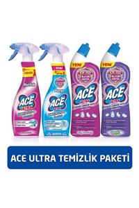 ACE Ultra Power Jel Kıvamlı Çamaşır Suyu 810g X 2  Ultra Köpük 700 ml X 2