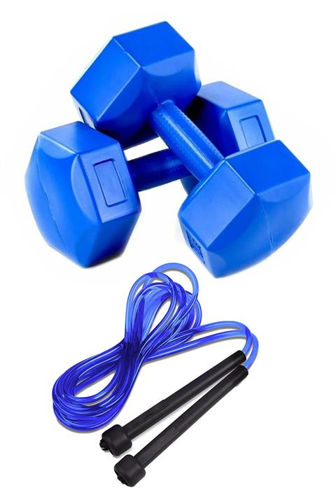 Tosima 3 Kg Dambıl Ve Atlama Ipi Seti Egzersiz Seti Antrenman Seti 3 Kg 2 Adet 6 Kg Dambıl Seti