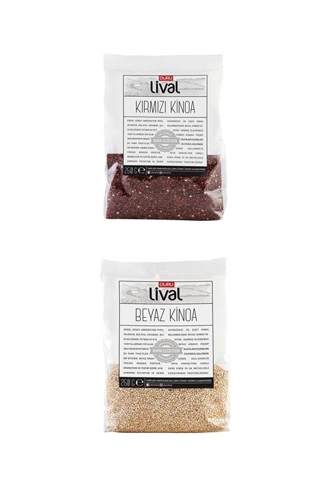 Duru Bulgur Lival Kinoa Paketi - Kırmızı Kinoa + Beyaz Kinoa