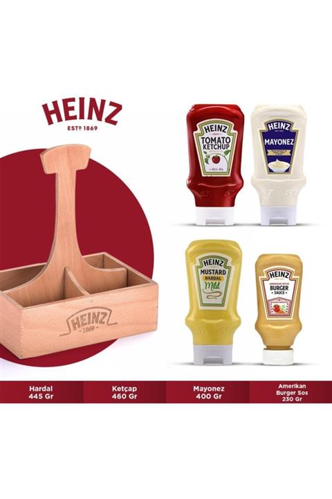 Heinz Ahşap Sos Hediye Paketi