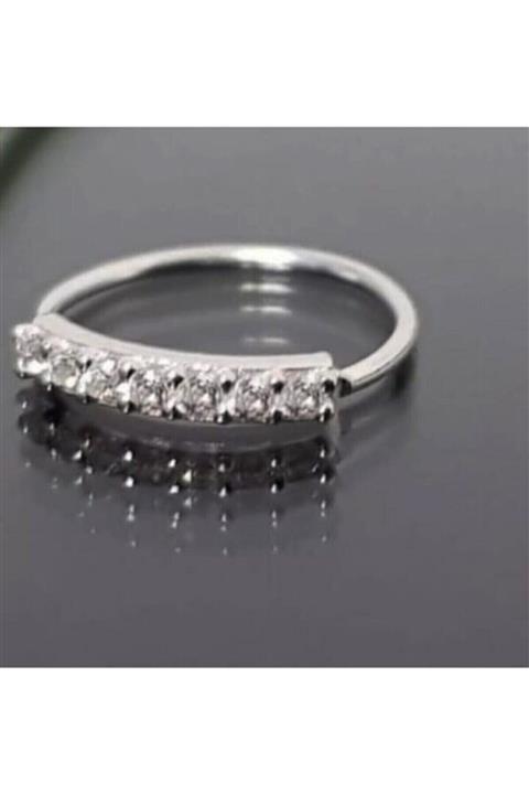 Si&Si Takı Aksesuar Si&si Accessories 925 Ayar Gümüş Tam Tur Zirkon Taşlı Hızma