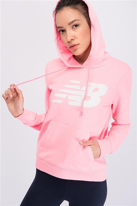 New Balance Kadın Sweatshirt - V-WTH804-PNK