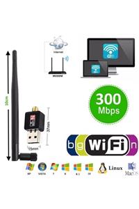 ProDepo 300 Mbps Wifi Usb Adaptör Wireless Alıcı 2.4 Ghz Laptop Pc Bilgisayar