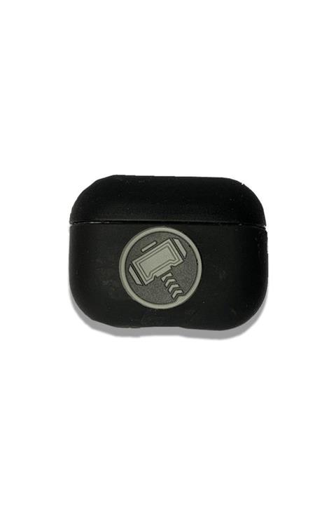 TNR Airpods Pro Kulaklık Kılıf Thor Logo Siyah