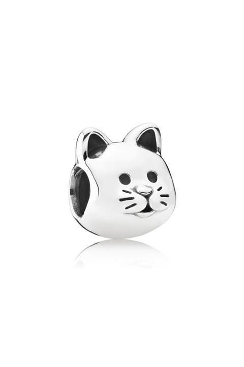My Story Meraklı Kedi  Bileklikleri İçin Gümüş Charm