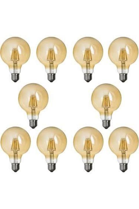 LAMBAM 4w Balon Rustik Edison Ampul E27 Amber Vintage