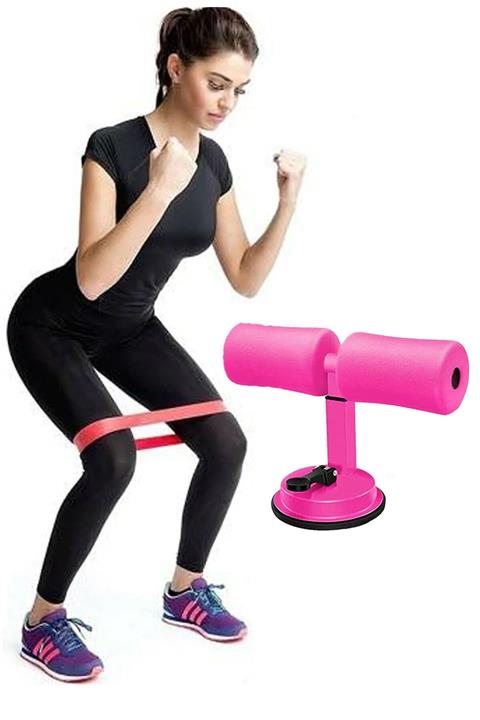 Jet Vantuzlu Mekik Çekme Aleti Ve Aerobik Squat Direnç Lastiği Bandı Pilates Ekiplamanları Plates Seti