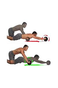 UygunOnline Spor Aleti Teker Karın Yağ Yakma Aleti Kolay Döner Teker Evde Spor