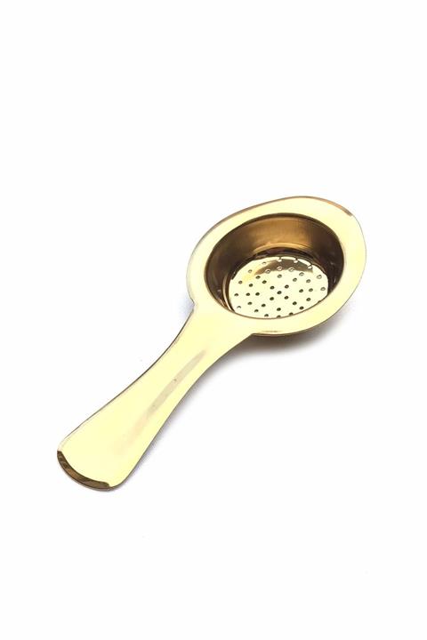 ZÜBAHOME Gold Paslanmaz Çelik Çay Süzgeçi