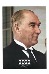 KESKİN COLOR 2022 Duvar Takvimi Spiralli Atatürk 12 Yaprak 31x43 Cm 810520 Keskincolor