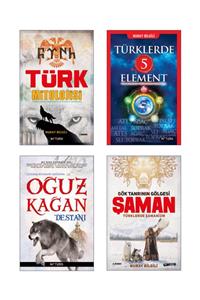 Kripto Basım Yayın Türk Mitolojisi , Şaman- Şamanizm, 5 Element , Oğuz Kağan Destanı, Göktanrı, Nuray Bilgili (4lü Set)