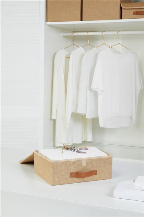 OCEAN HOME Jüt Kapaklı Kutu // 30x23x11