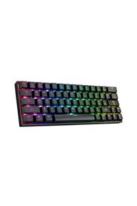 Rampage Kb-rx63 B-atom Siyah Bluetooth Rgb Backlight Brown Switch Mekanik Q 63 Tuşlu Mini Gaming Oyu