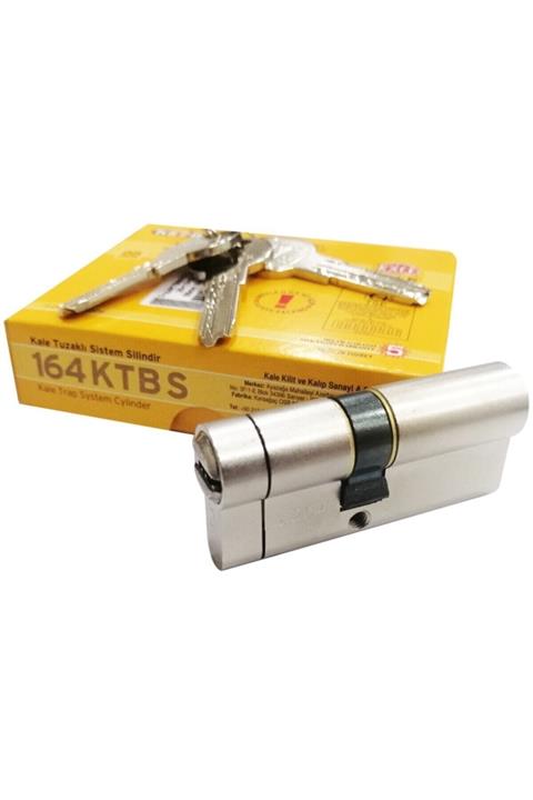 Kale Kilit 164ktbs Çelik Kapı Göbeği Tuzaklı Silindir Kilit 68 Mm