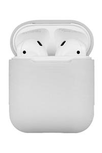 Robotekno Apple Airpods Kılıf Airpod Koruma Kılıfı Silikon Koruyucu Kabı- Beyaz