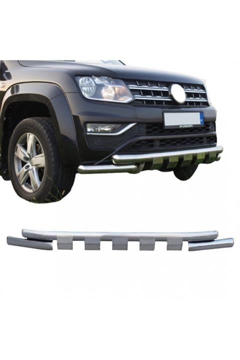 UCUZ GARAJ Toyota Hilux Vigo 2012 Sonrası Krom Shark Ön Koruma Aqm