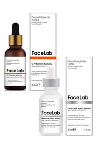 FaceLab C Vitamini Serumu + Leke Giderici Serum 2'li Set