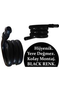 özbay ısı sanayii ö şekil Wc Hortum Yere Değmez Black Renk Spiral Birinci Sınıf Kopmaz Taharet Hortumu Hortum Matik Siyah Renk