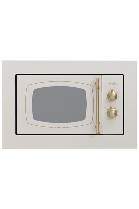 Silverline Retro Krem-Bej Mikrodalga Fırın Mw9033c02