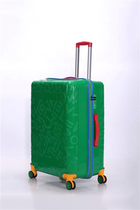 Benetton Bntp301x Pp Seyahat Valizi Green Büyük Boy