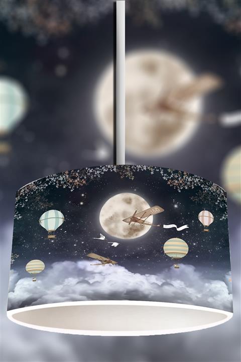 adalidekor Çocuk Odası Avize Uzay