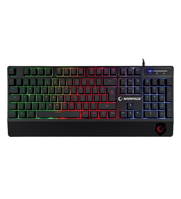 Rampage Kb-r34 Winner Semi Mekanik Q Rainbow Işıklı Gaming Oyuncu Klavyesi