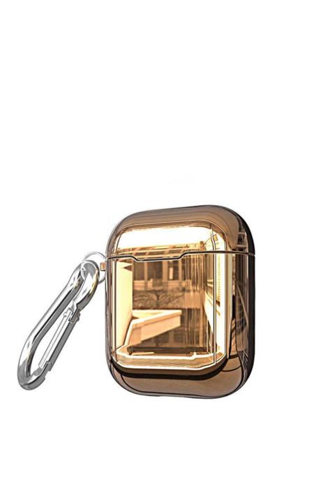 Canpay Airpods Kılıf Askı Aparatlı Darbeye Dayanıklı Silikon(gold)