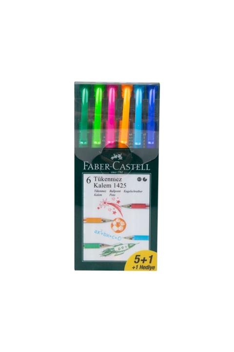 Faber Castell Tükenmez Kalem 5+1 142557
