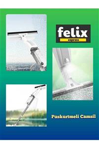 felix express Spreyli Uzun Saplı Cam Temizleme Aparatı