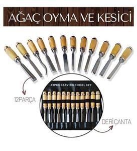 MasterCare Elena 12 Parça Çantalı Ağaç Oyma Ve Kesici Set 715248