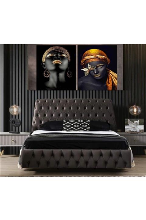 Niva Baza Chester Antrasit Gri Sandıklı Baza