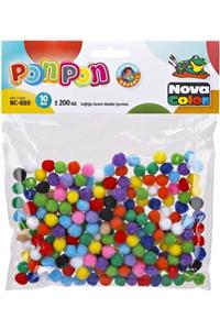 Nova Color Ponpon 10 Mm. 200 Adet Nc-880