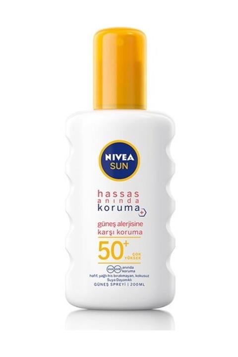 Nivea Sun Hassas Anında Koruma Güneş Spreyi Spf 50+ 200 ml